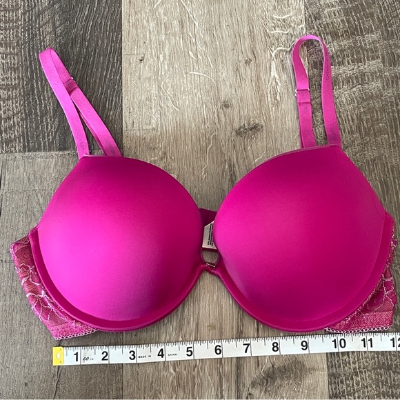 Calvin Klein Fuchsia Padded Lace Bra 36 C - Picture 11 of 15